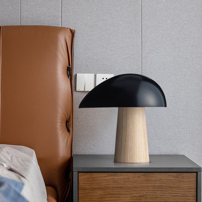 Milano Glow - Airo - N535 - Scandinavian Wabi-Sabi Mushroom Table Lamp with Soft Minimalist Design, Warm Ambient Lighting for Calm and Cozy Spaces - Bedroom / Bedside / Kids Room / Hotel / B&B Milano