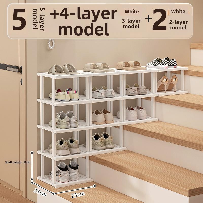 Timberra - Marvelous - StepRise Slim Corner Shoe Rack - SC10337028309990 - Entryway / Hallway / Bedroom Timberra
