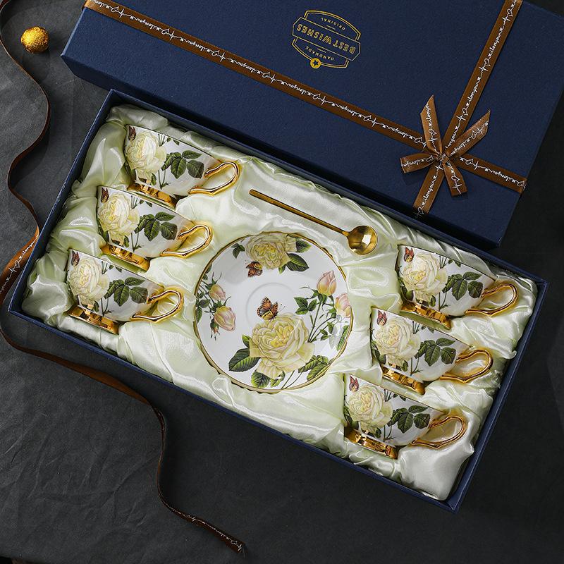 CUPURA Xeno - Designer European Ceramic Coffee Cup & Tea Set - Elegant British Afternoon Tea Collection CUPURA