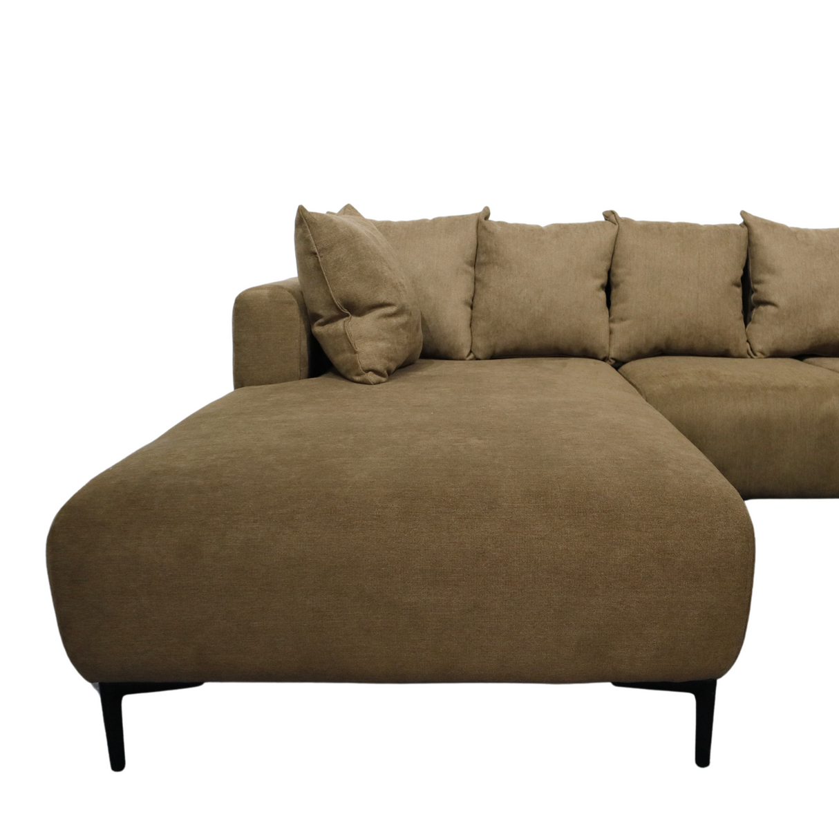VALENTINO L-Shape Fabric Sofa Affordahome