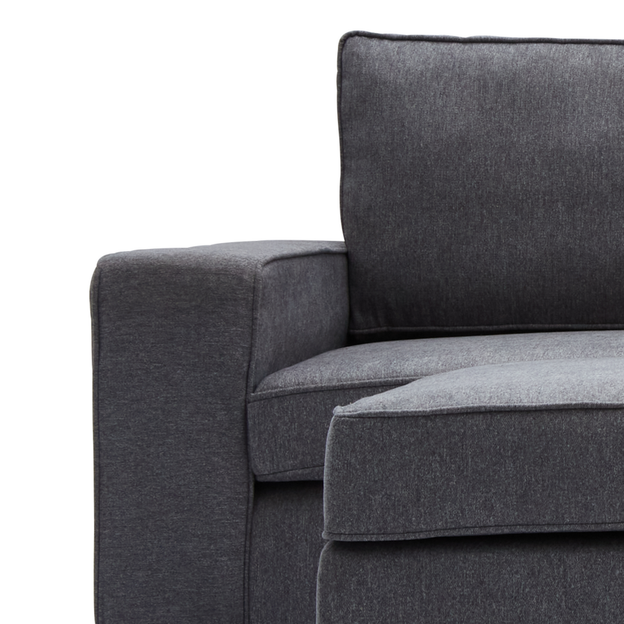 JENALD Fabric Sofa with Ottoman (Reversible L-Chaise) Furnigo