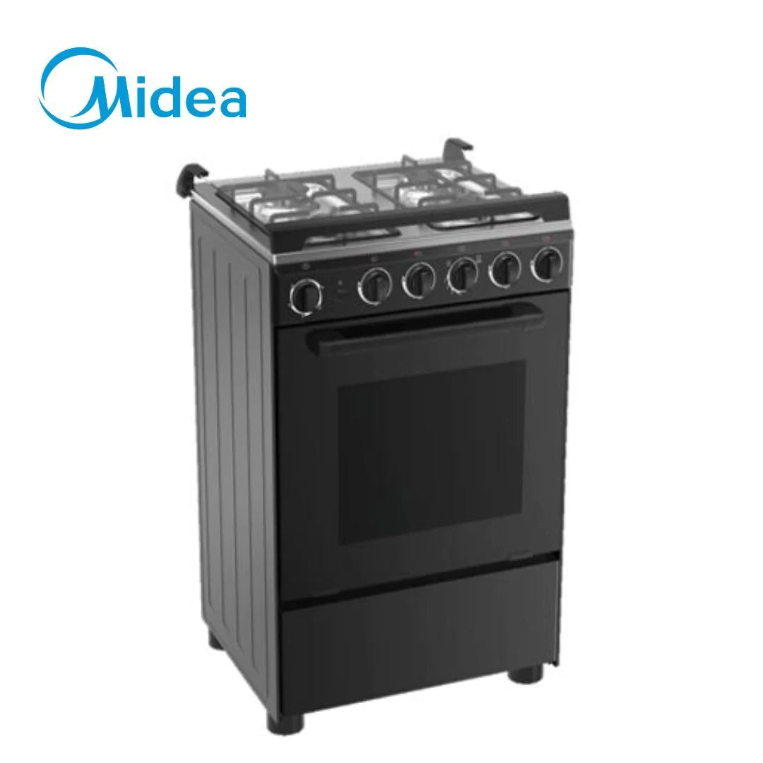 MIDEA 60CM 4 GAS BURNERS GAS RANGE (BLACK) AF Appliance