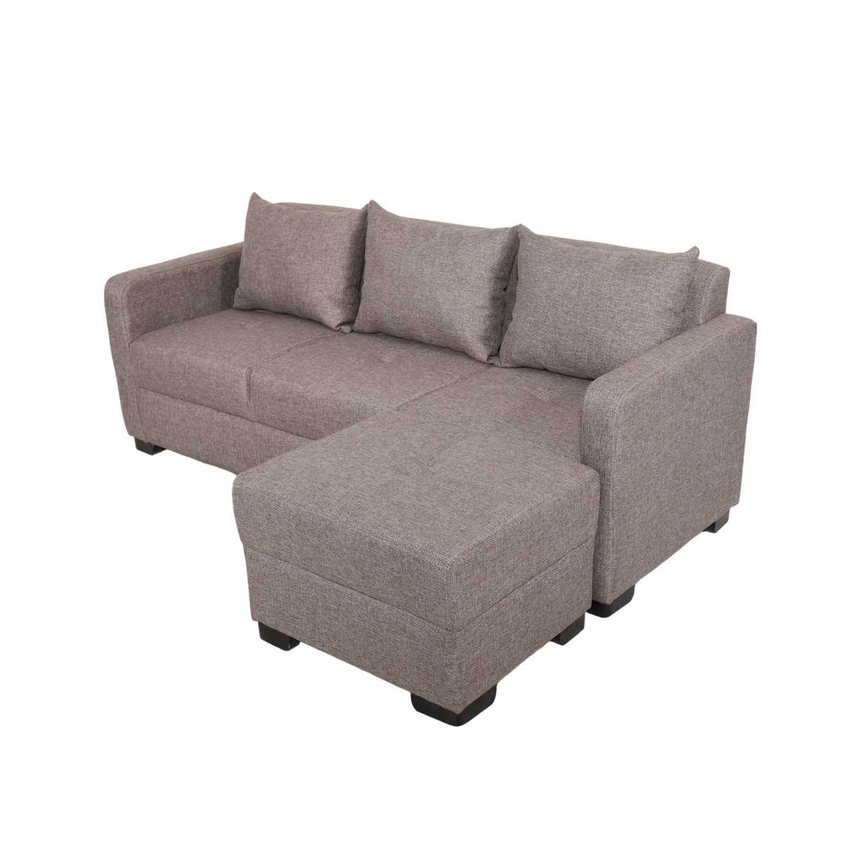 Franco Fabric Sofa with Ottoman Furnigo