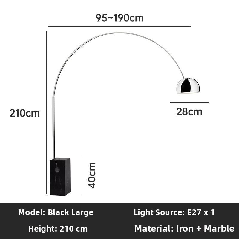 Milano Glow - Aerisio - Nl121 - Nordic Fisherman Floor Lamp with Sculptural Designer Form, Artistic Ambient Lighting for Modern Statement Interiors - Living Room / Bedroom / Sofa Area / Model Room Milano