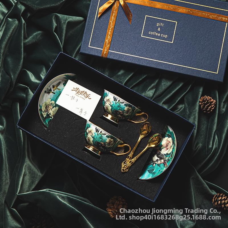 CUPURA Zuno - European Coffee Cup & Saucer Set - Elegant Afternoon Tea Set with Custom Logo Option CUPURA