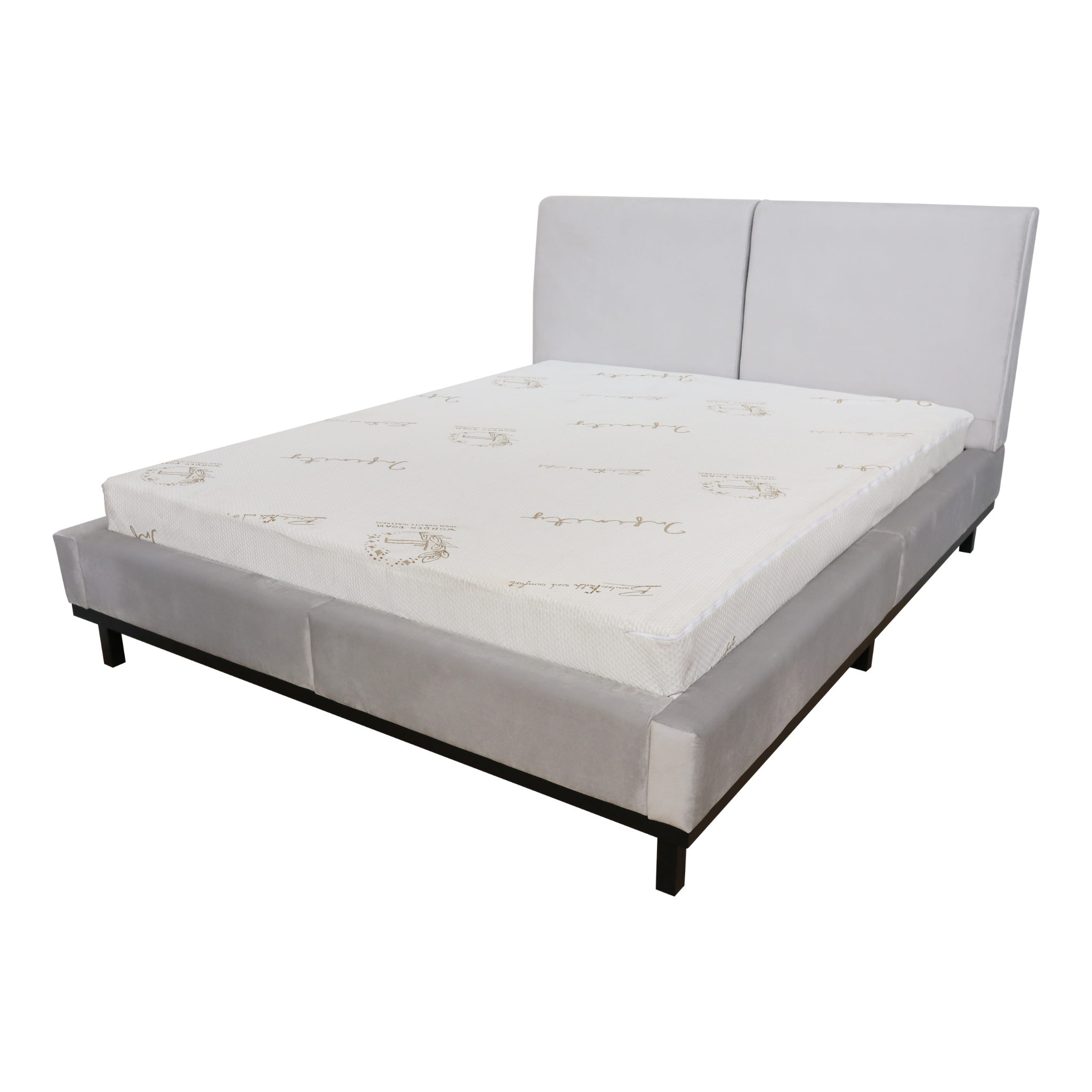 YAEL Upholstered Bed frame AF Home