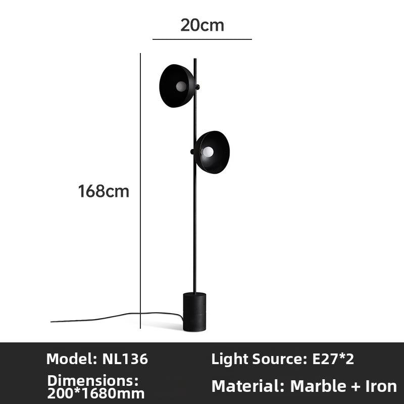 Milano Glow - Arixa - NL126 - Nordic Modern Floor Lamp with Built-in Storage, Simple Designer Lighting for Functional and Stylish Spaces - Living Room / Bedroom / Bedside / Study Milano