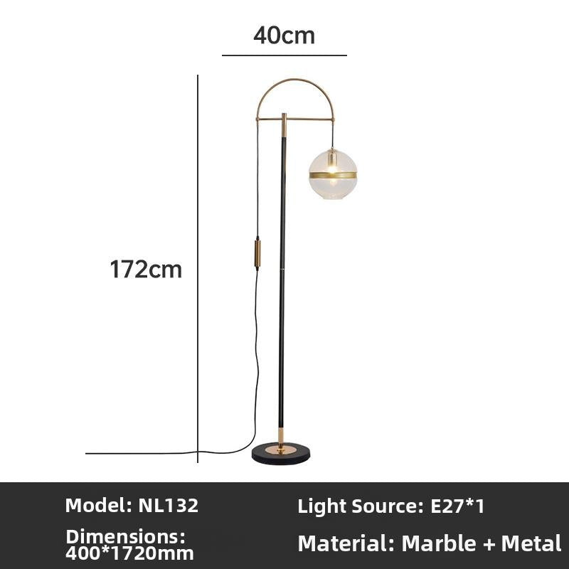 Milano Glow - Arixa - NL126 - Nordic Modern Floor Lamp with Built-in Storage, Simple Designer Lighting for Functional and Stylish Spaces - Living Room / Bedroom / Bedside / Study Milano
