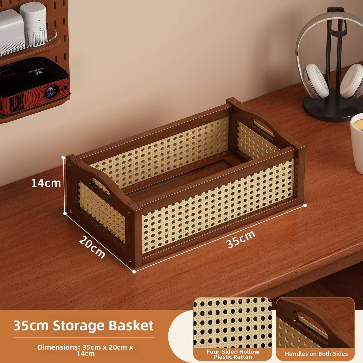 Timberra - Miracle - DeskMate Bookshelf Storage Rack - Office / Study Timberra