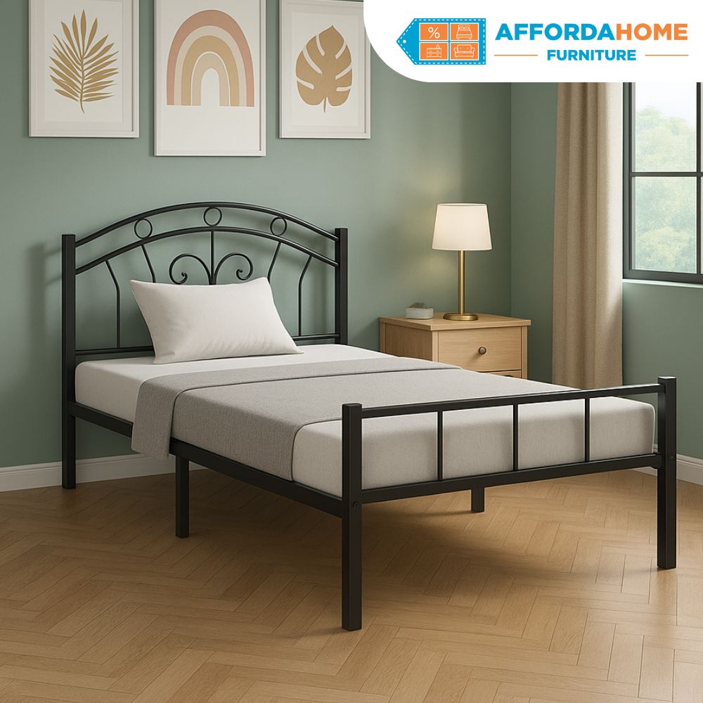 ALFRED Metal Bed Frame Affordahome