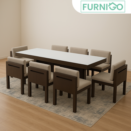 AVEA Solid Wood Dining Set Furnigo