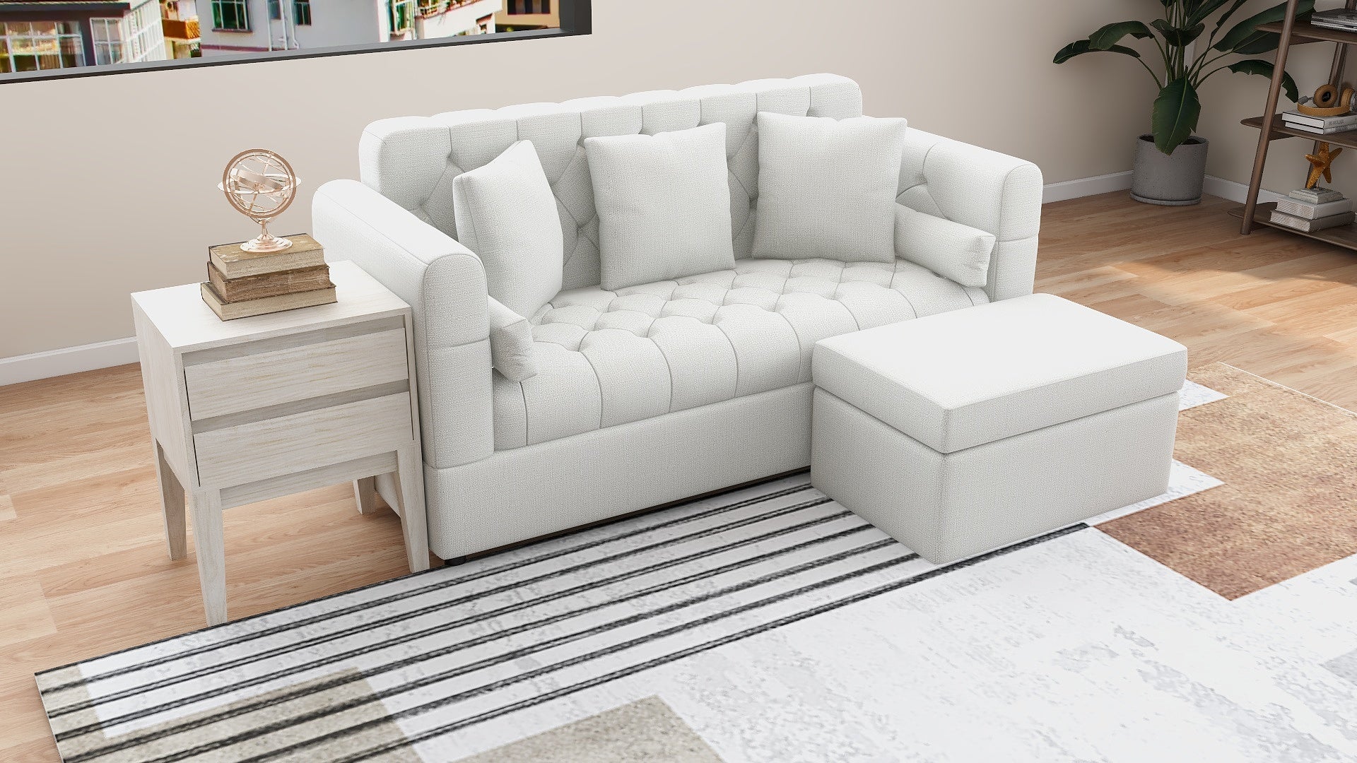 ALICE 3-Seater Fabric Sofa AF Home