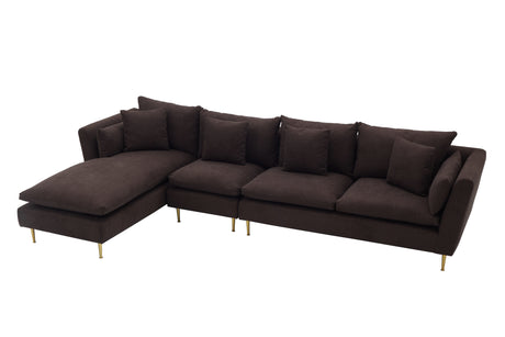 ARMANI L-Shape Fabric Sofa Furnigo