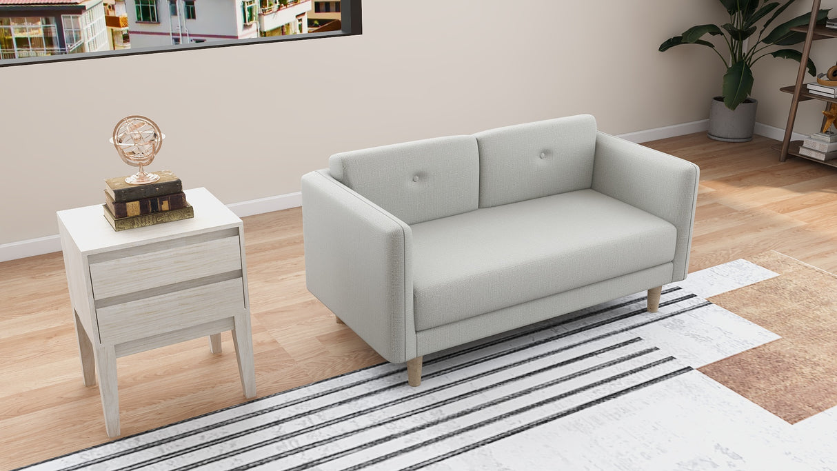 ASHER 2-Seater Fabric Sofa Affordahome