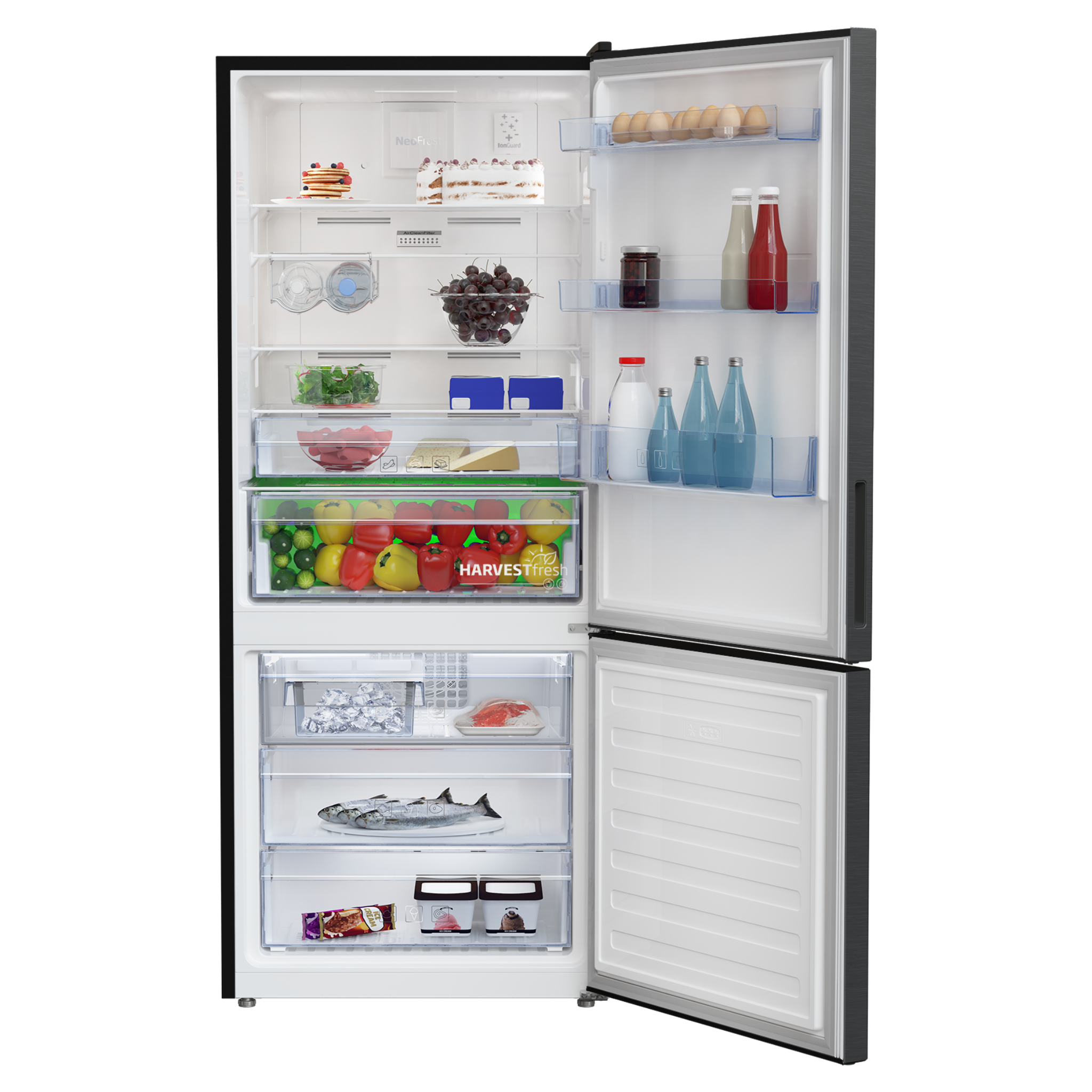 BEKO RCNT415E50VZK Fridge Freezer Beko