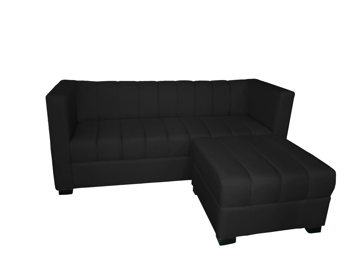 YELA 3-SEATER SOFA WITH OTTOMAN AF Home