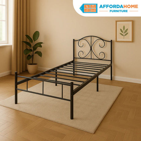 BLUM Metal Bed Frame Affordahome