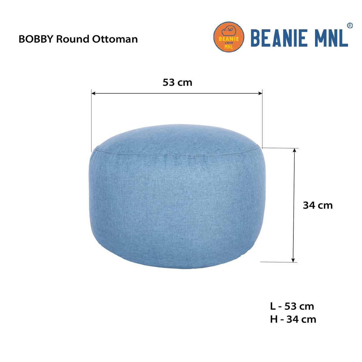 Beanie MNL - BOBBY Round Ottoman Beanie MNL