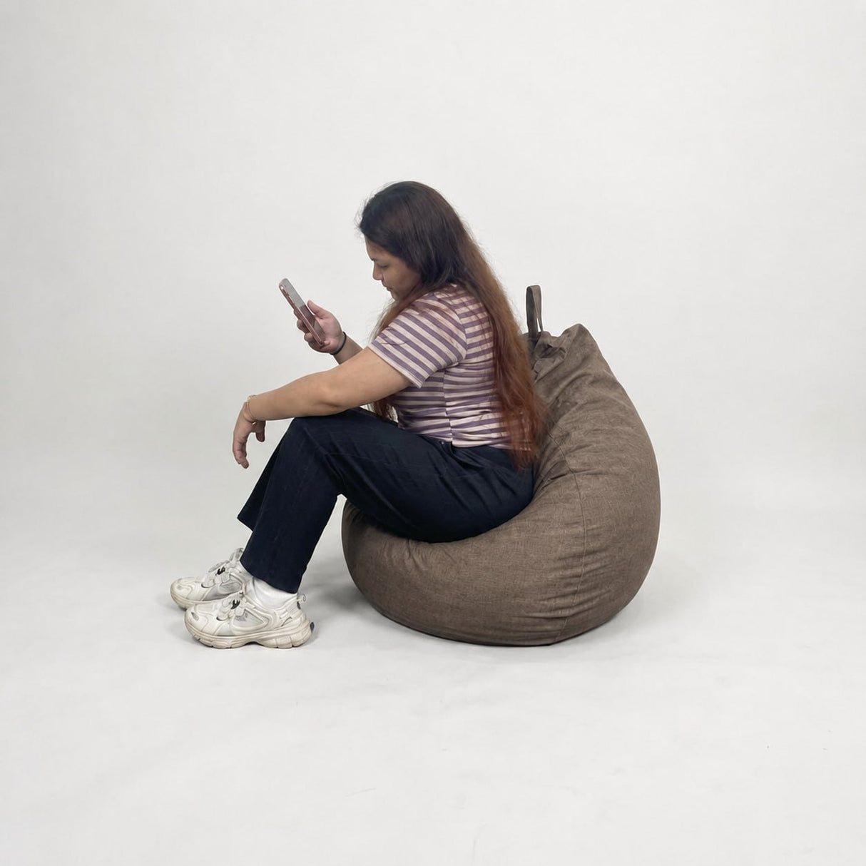 Lily Medium Teardrop Bean Bag - Free 2pcs Small Bolster Pillows (PAYDAY SALE) AF Home