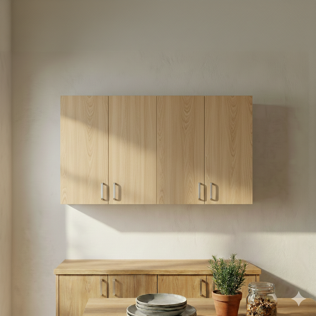 Misty Kitchen Hanging Cabinet V3 (4 Door) Affordahome Furniture