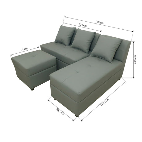 CONNIE ARMLESS SOFA AF Home