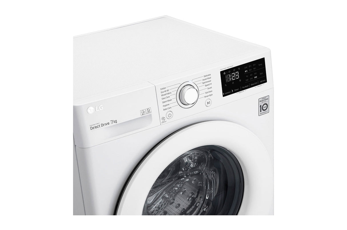 LG FV1207S5W 7kg Front Load Washing Machine LG