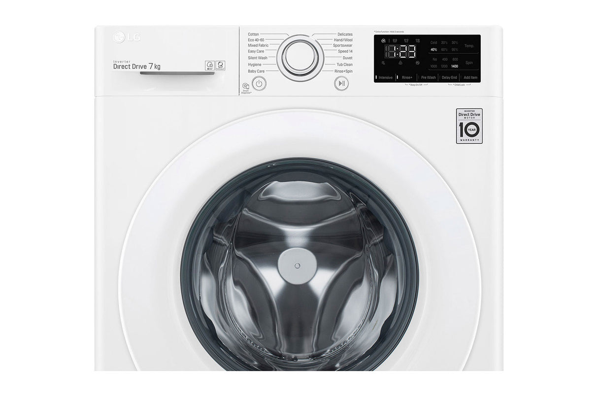 LG FV1207S5W 7kg Front Load Washing Machine LG