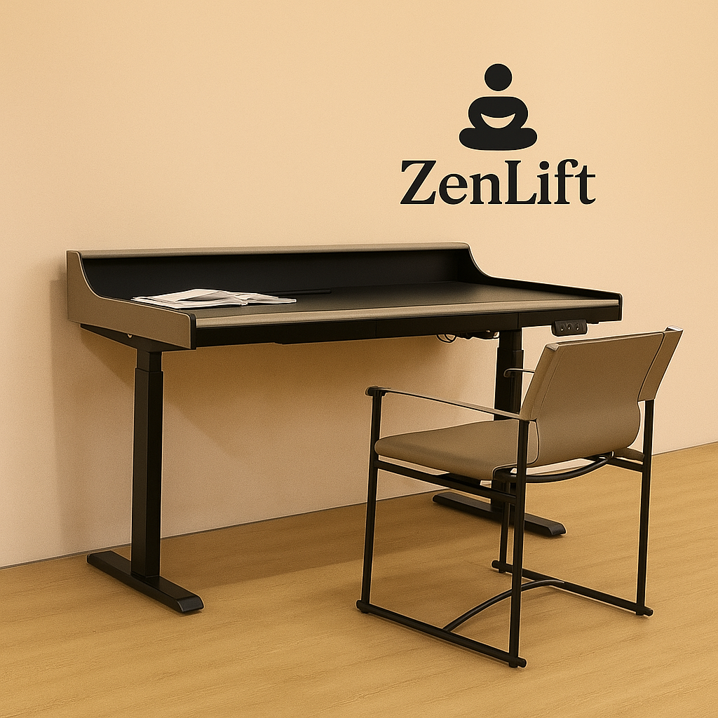 ZenLift-Electric Lift Study Working Office Table Zenlift