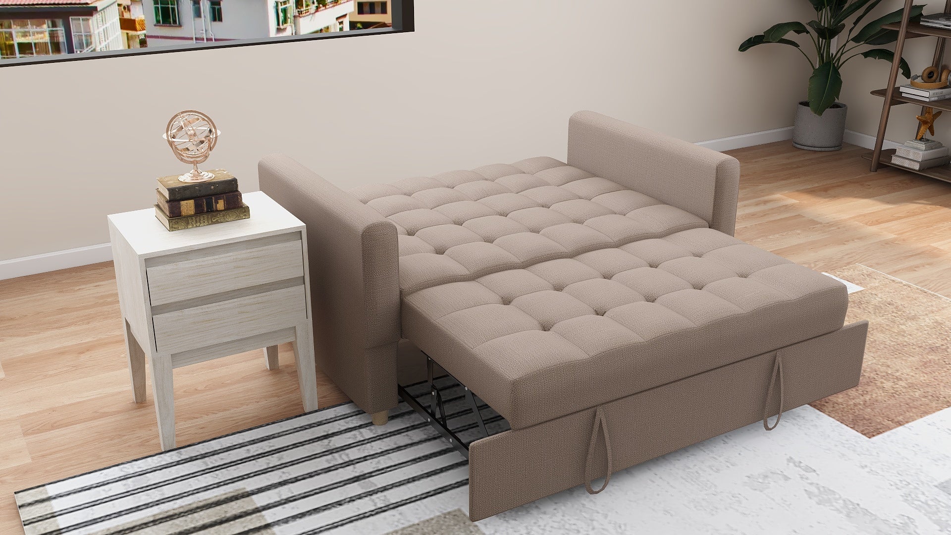 ESMERALD Pullout Fabric Sofa bed AF Home