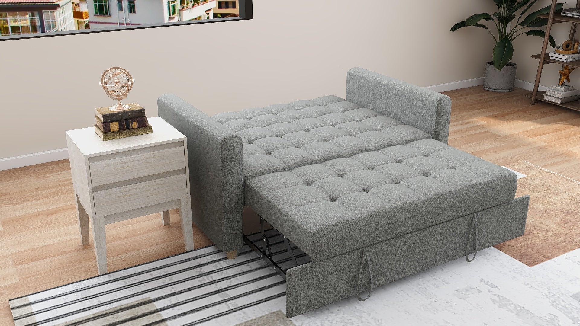 ESMERALD Pullout Fabric Sofa bed AF Home
