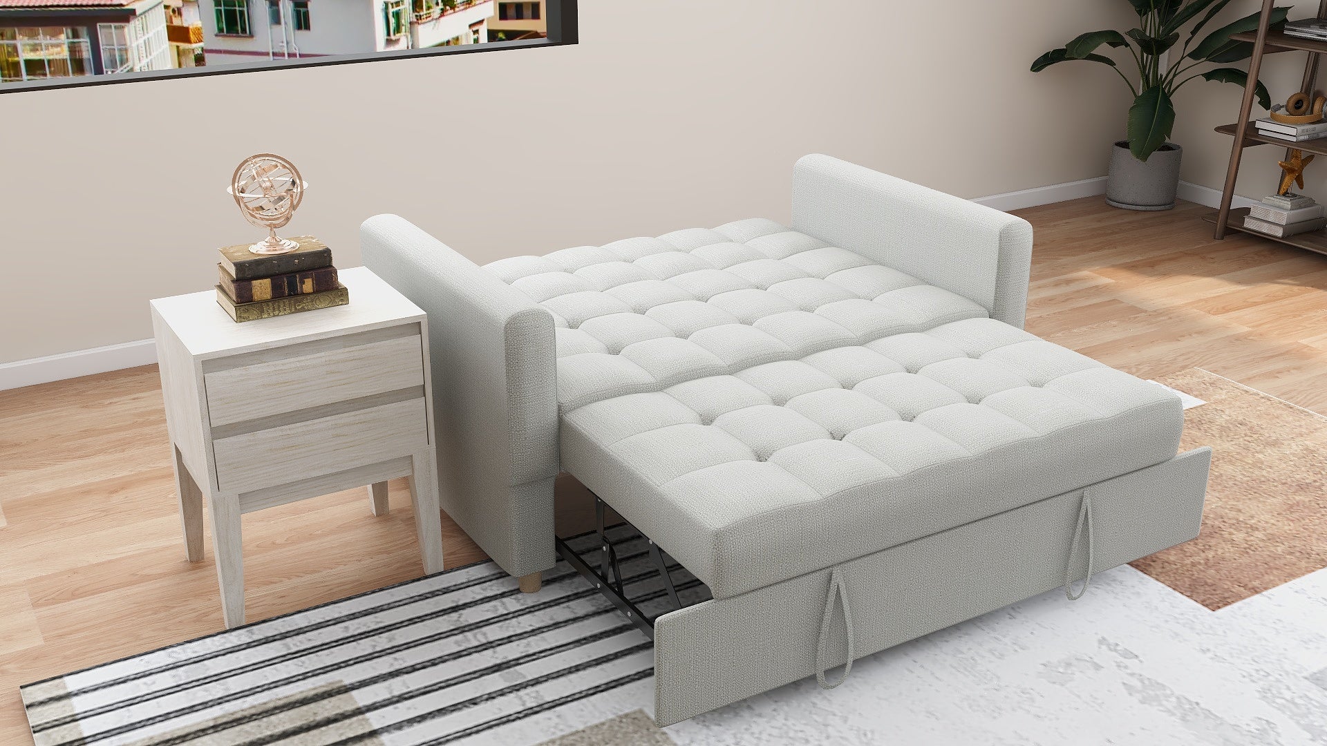 ESMERALD Pullout Fabric Sofa bed AF Home