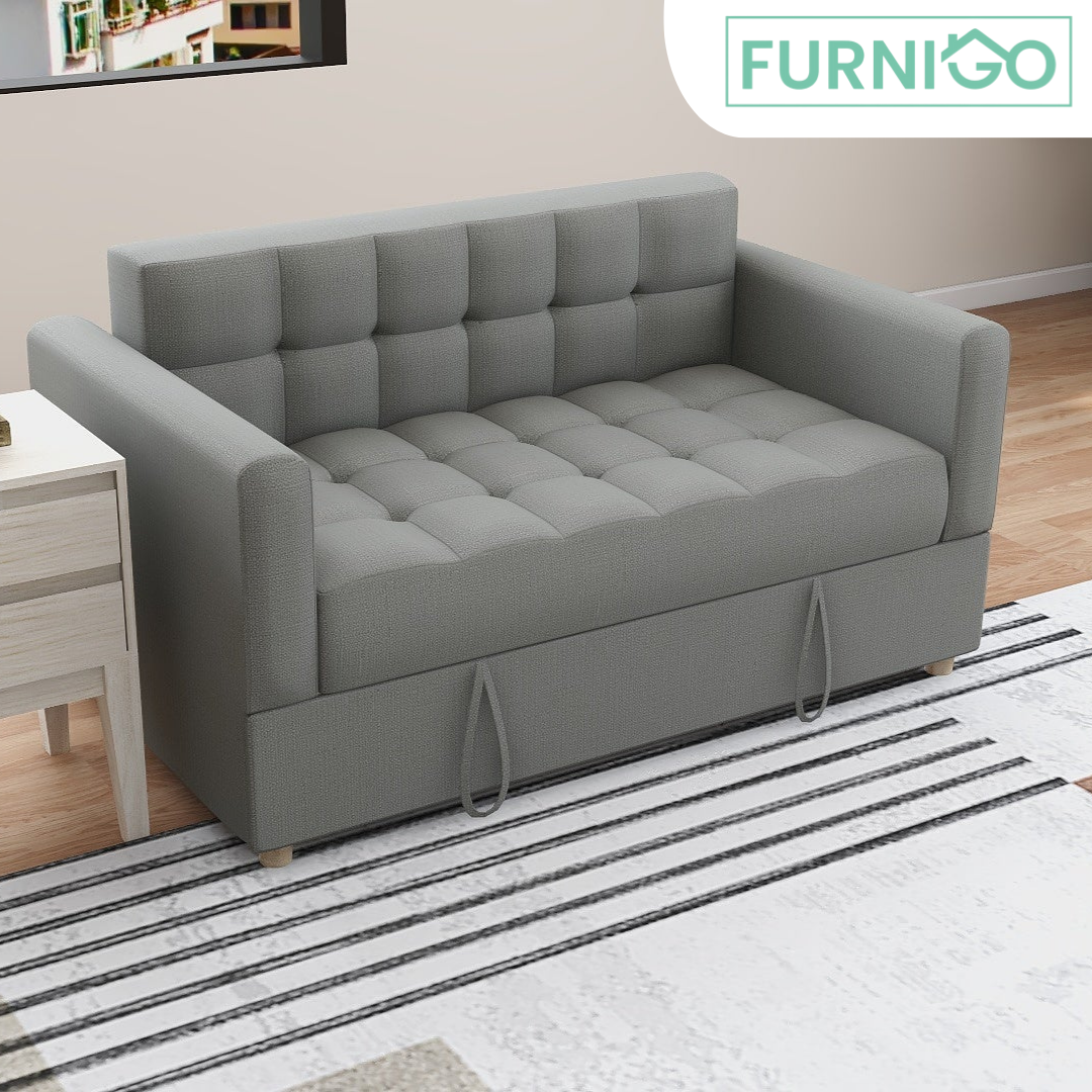 ESMERALD Pullout Fabric Sofa bed Furnigo