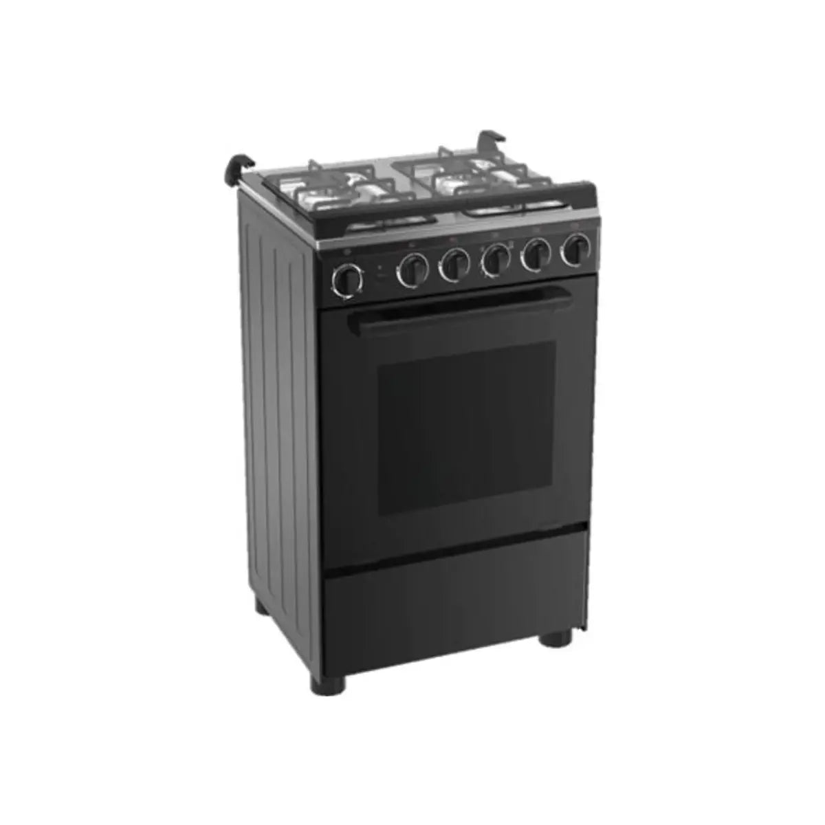 MIDEA 60CM 4 GAS BURNERS GAS RANGE (BLACK) AF Appliance