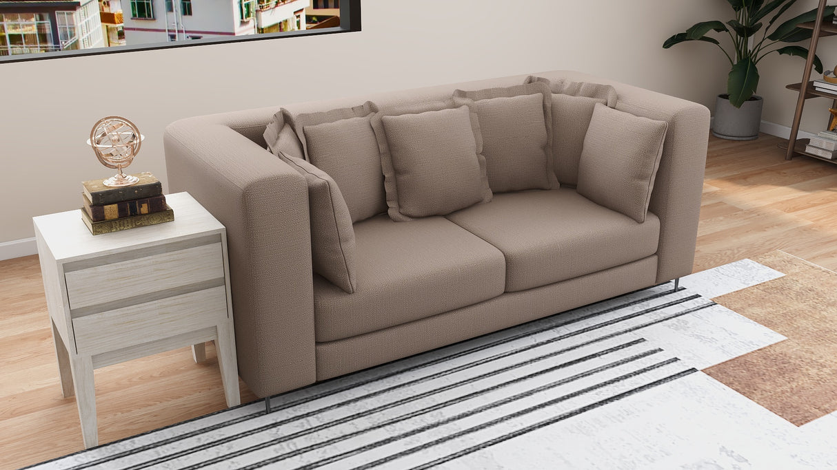 FEST 3-Seater Fabric Sofa Affordahome