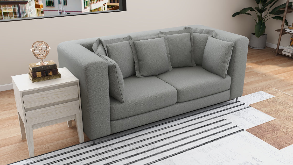 FEST 3-Seater Fabric Sofa Affordahome