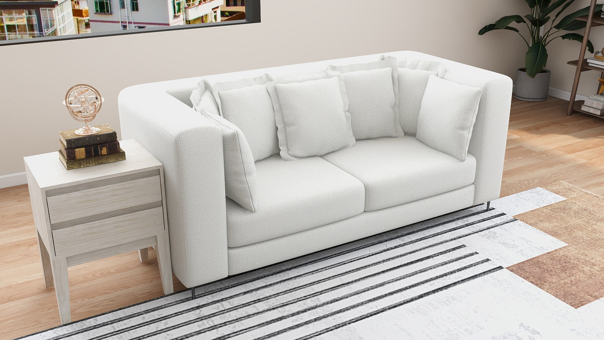 FEST 3-Seater Fabric Sofa Affordahome