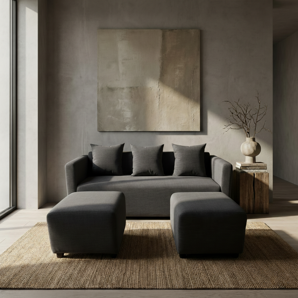 Harvey Reversible Fabric Sofa Furnigo