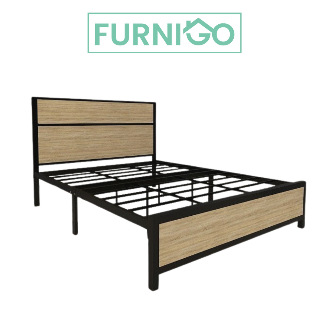 HILTON v1 Single Metal Bed Frame Affordahome