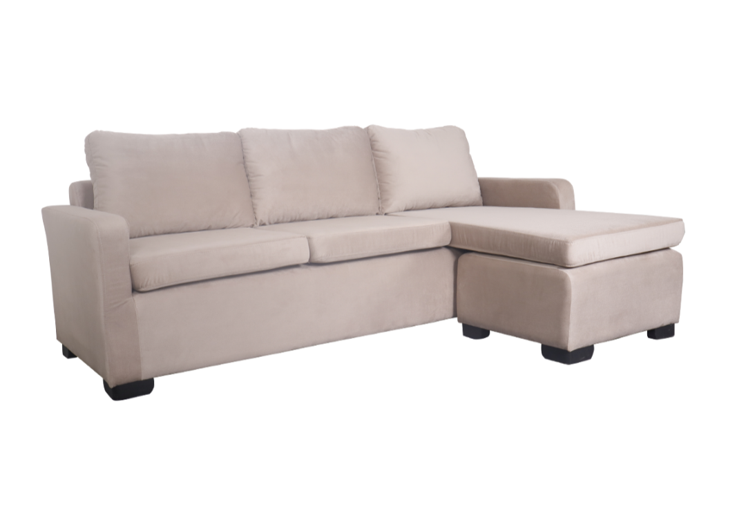 IRMA Modular Fabric Sofa with Ottoman Furnigo