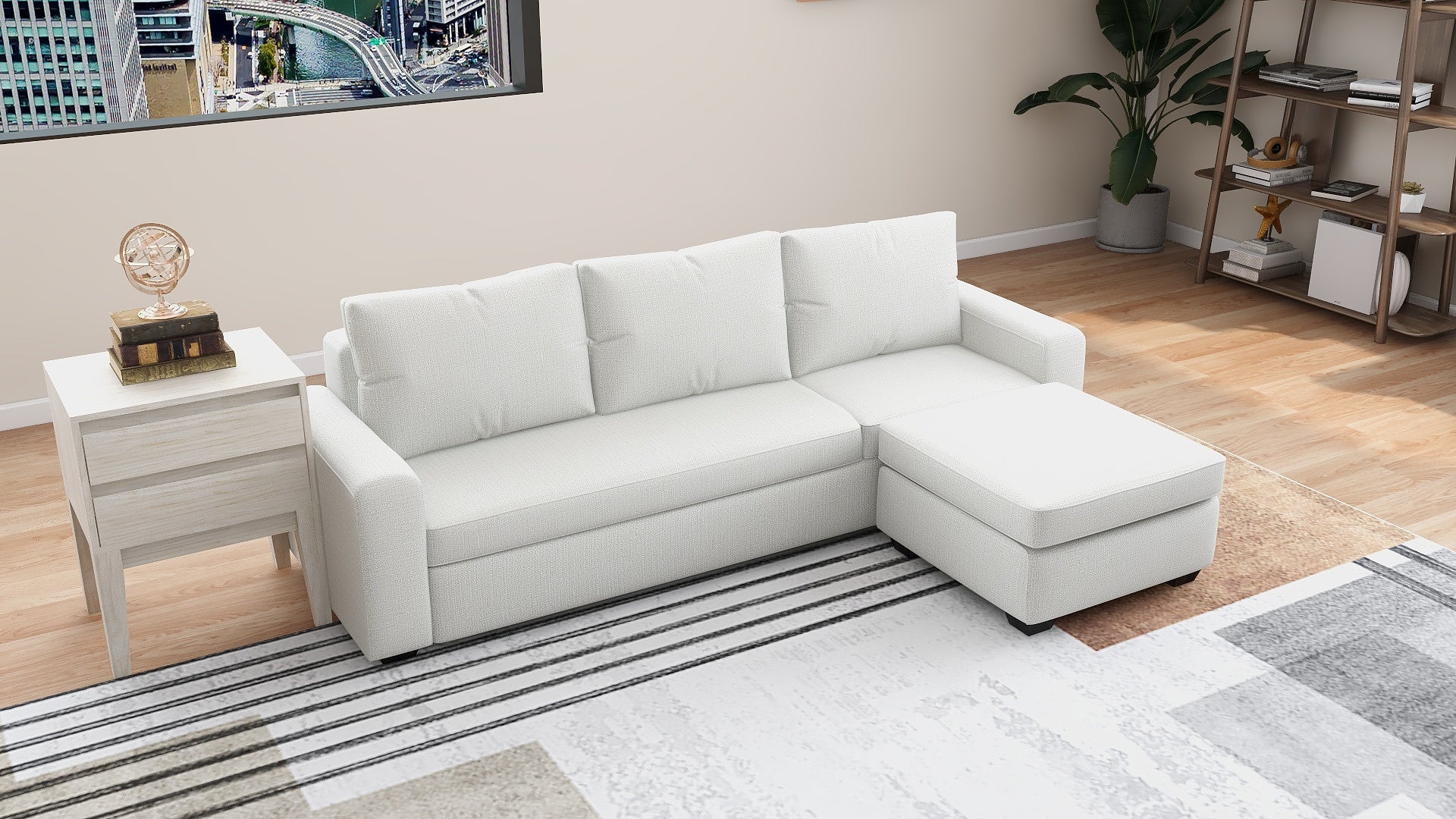 IRMA Fabric Reversible Chaise AF Home