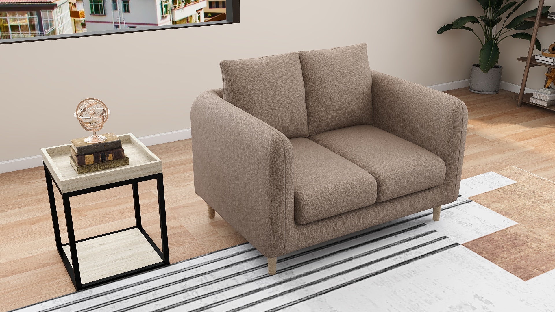 JANE 2 Seater Fabric Sofa AF Home