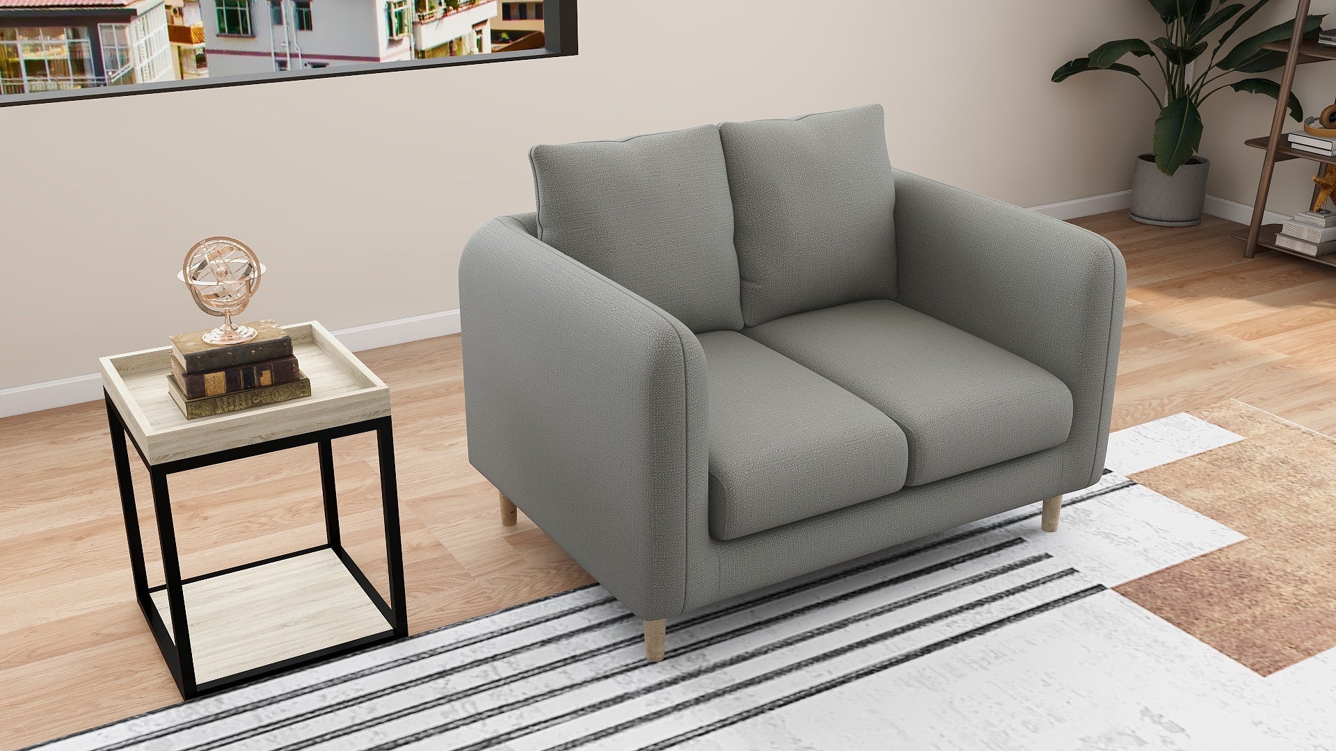 JANE 2 Seater Fabric Sofa AF Home