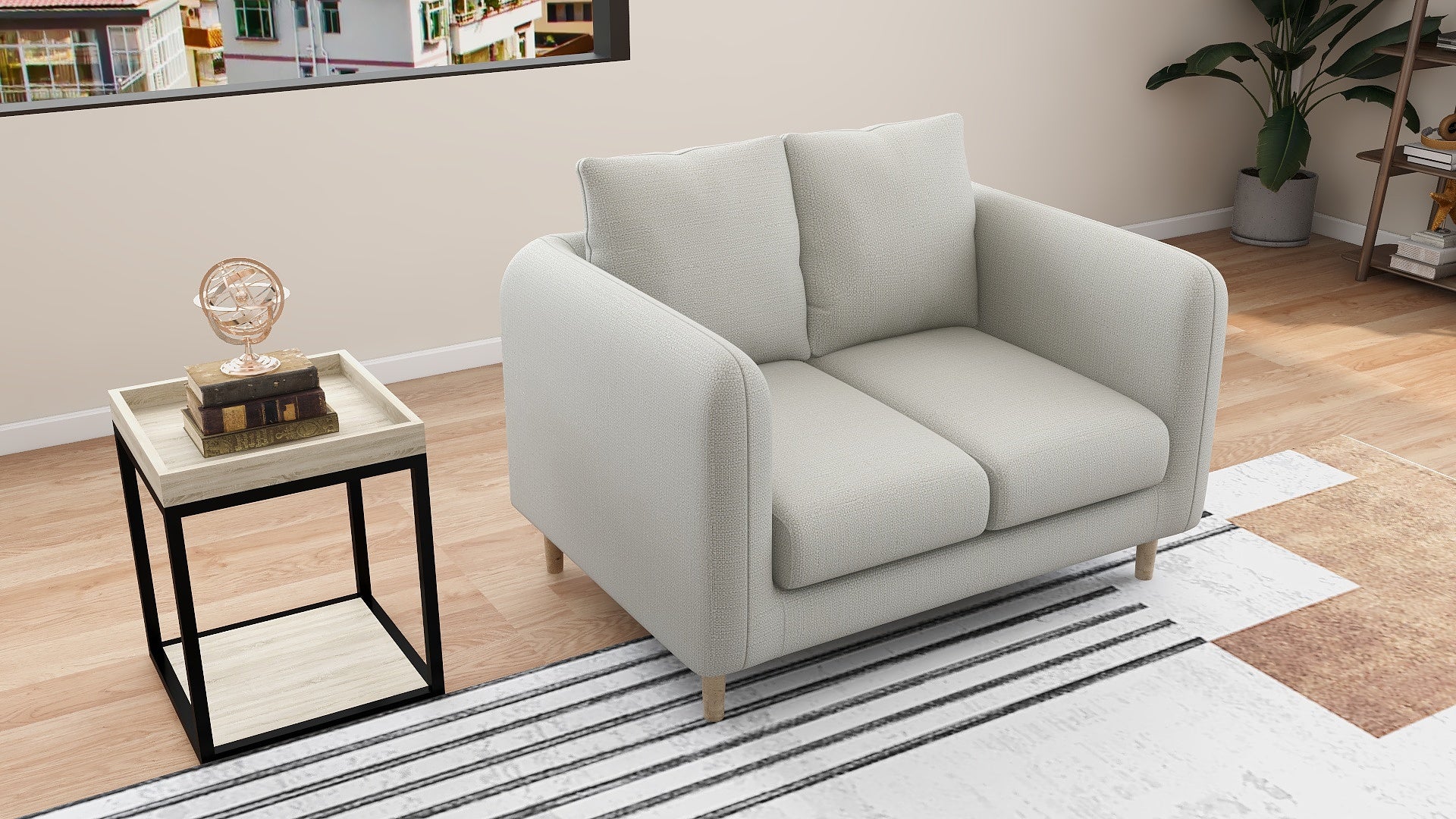 JANE 2 Seater Fabric Sofa AF Home