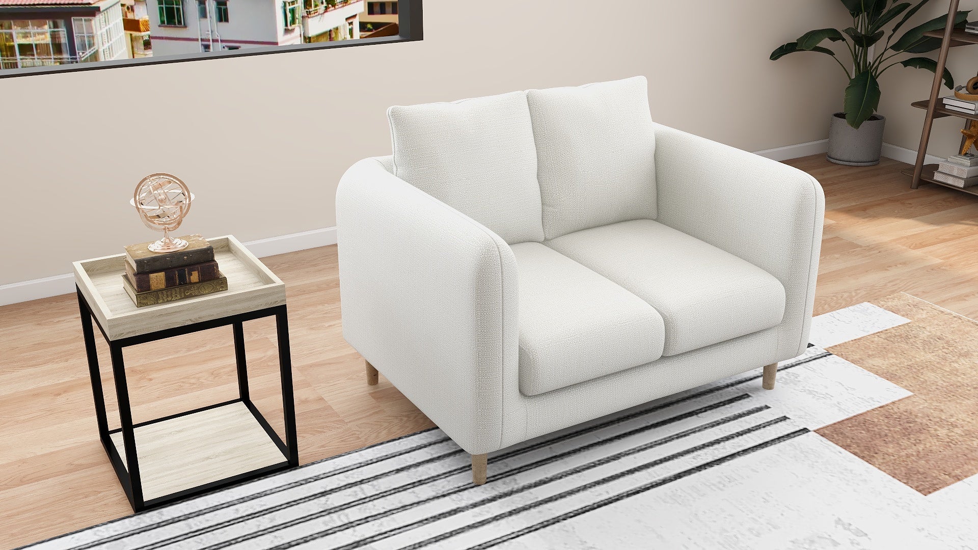JANE 2 Seater Fabric Sofa AF Home