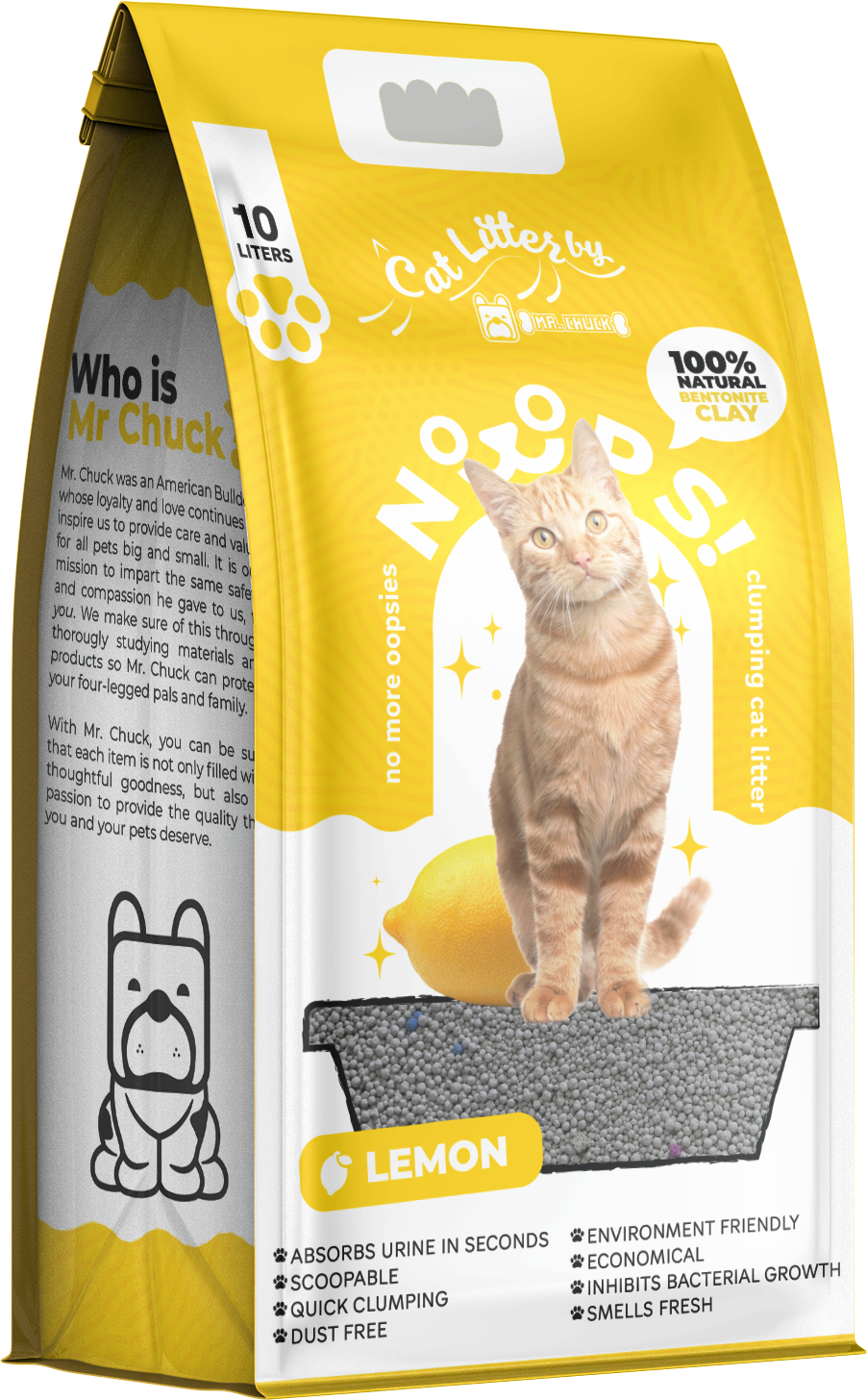 NOOPS! 10kg Clumping Cat Litter by Mr. Chuck Mr. Chuck Pet Store