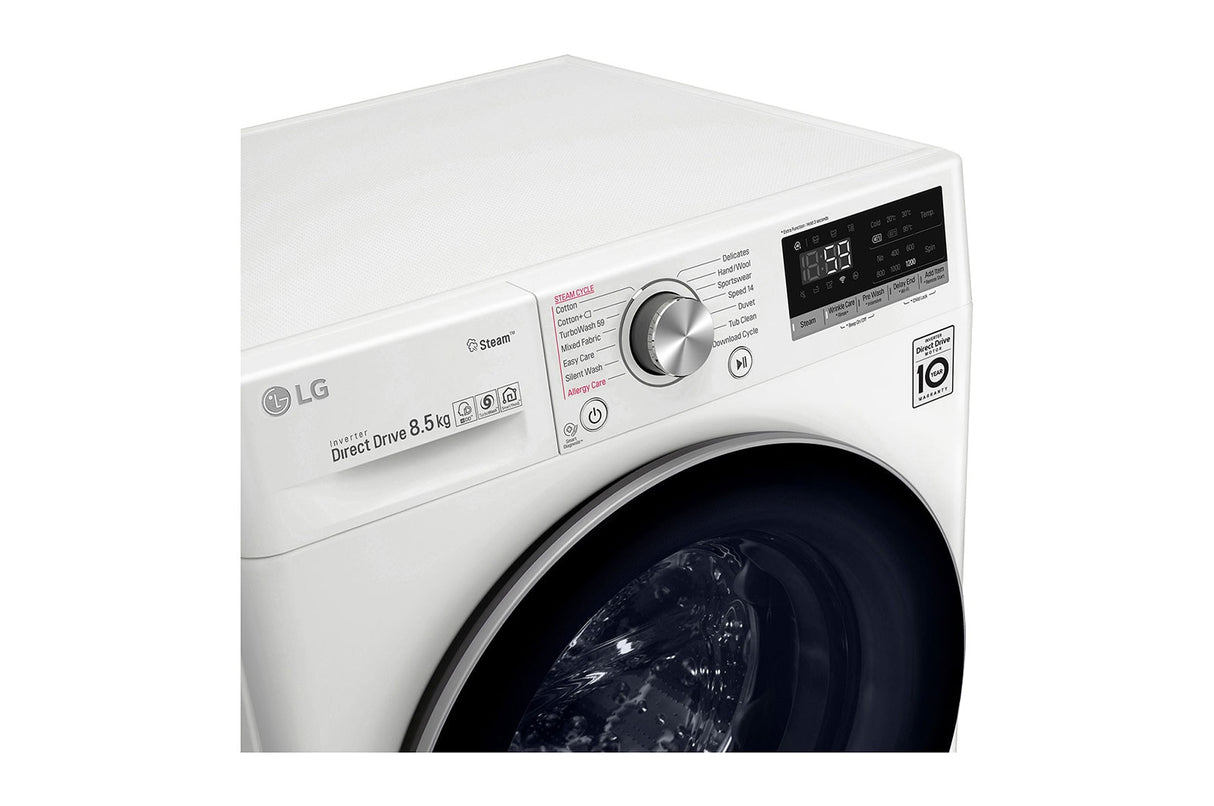 LG - FRONT LOAD WASHING MACHINE FV1208S5W 8KG LG