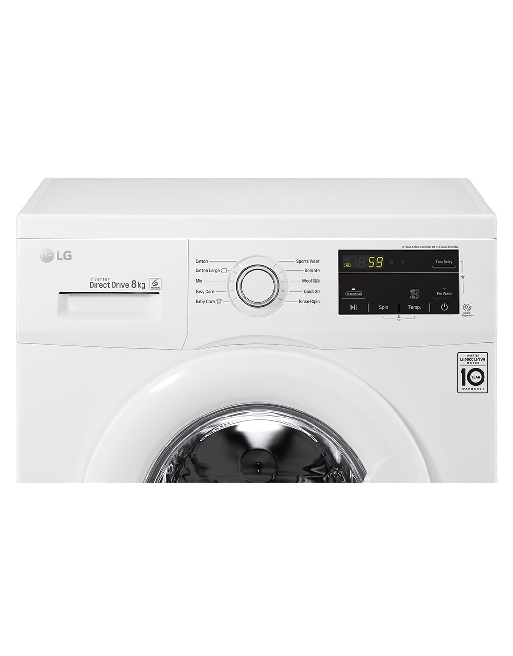 LG WASHING MACHINE FRONT LOAD 8KG LG