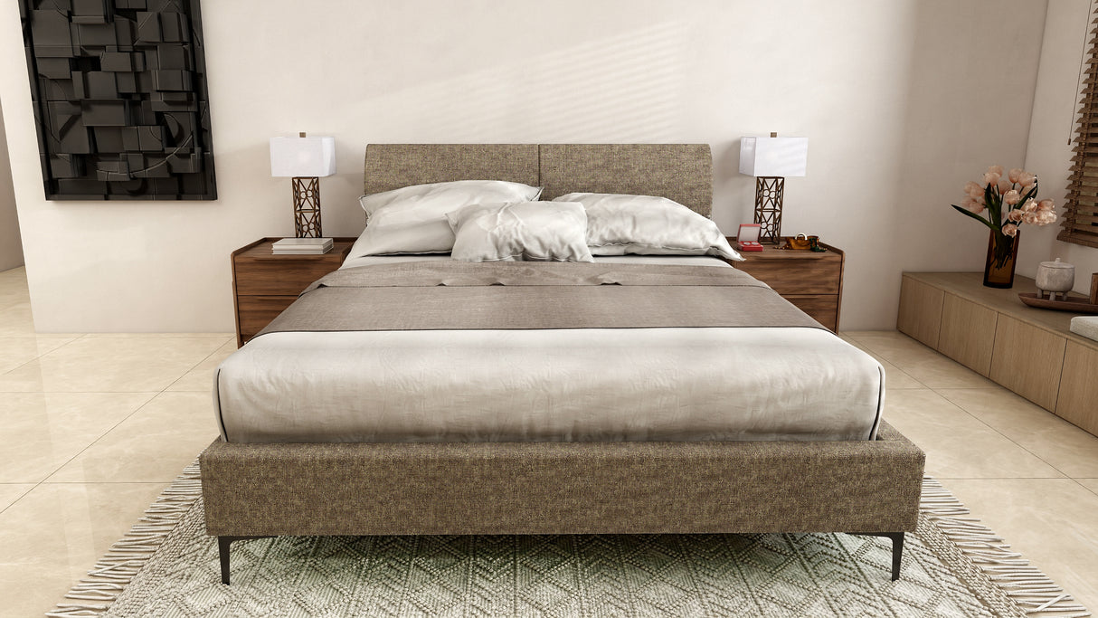 LILY Upholstered Bed Frame Affordahome
