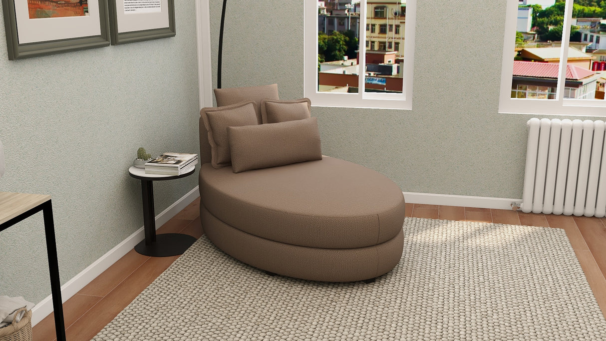 LEONIE Chaise Fabric Couch Affordahome