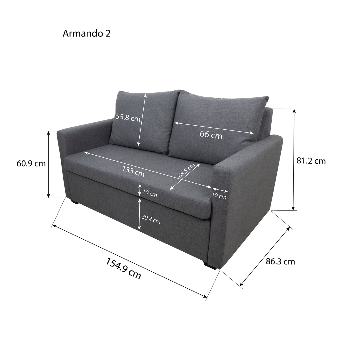 Armando Sofa Bed Furnigo